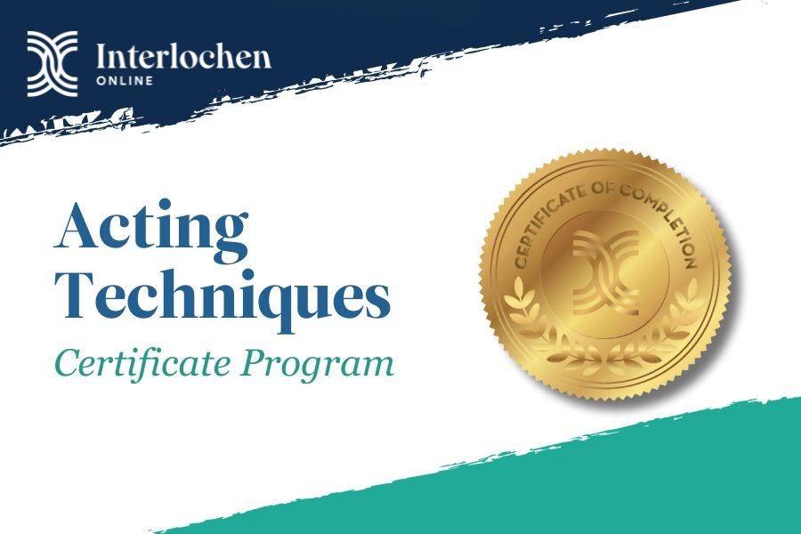 interlochen online acting techniques certificate