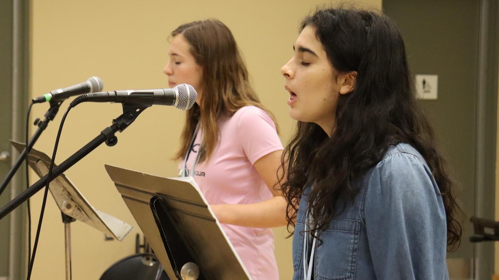 Camp 2025 Intensive Musical Theatre Rehearsal