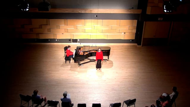 Archived Webcast: High School Voice Recital, 07-08-2026