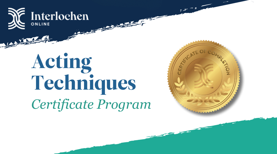 interlochen online acting techniques certificate