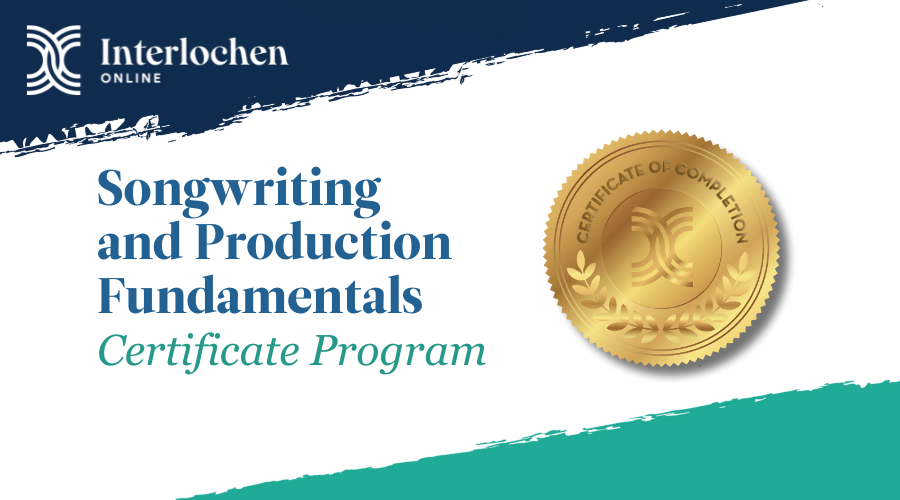 interlochen online songwriting and production fundamentals certificate