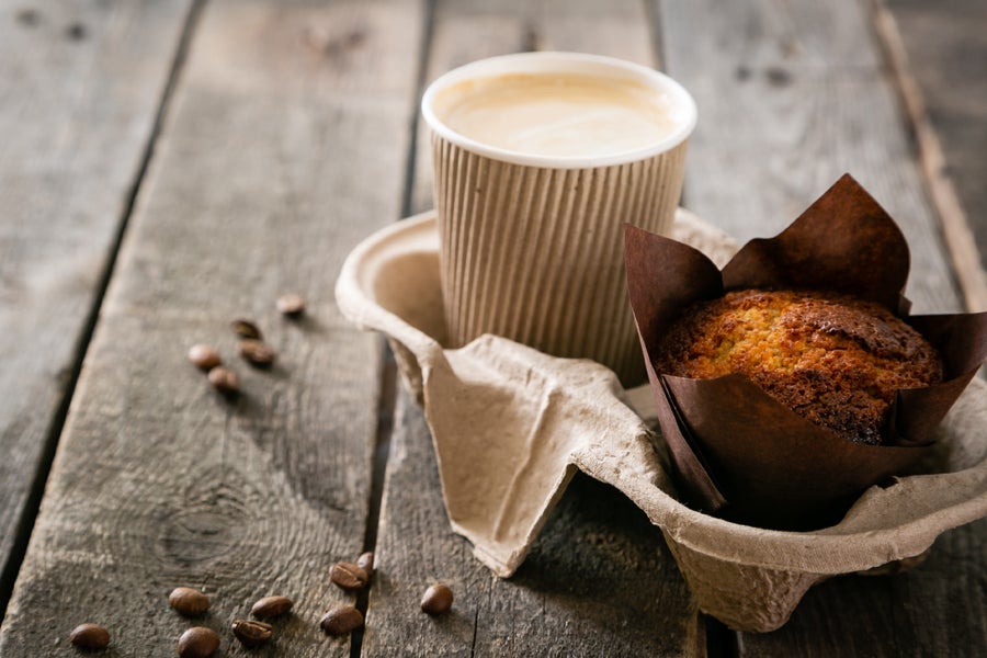 coffee and a muffin