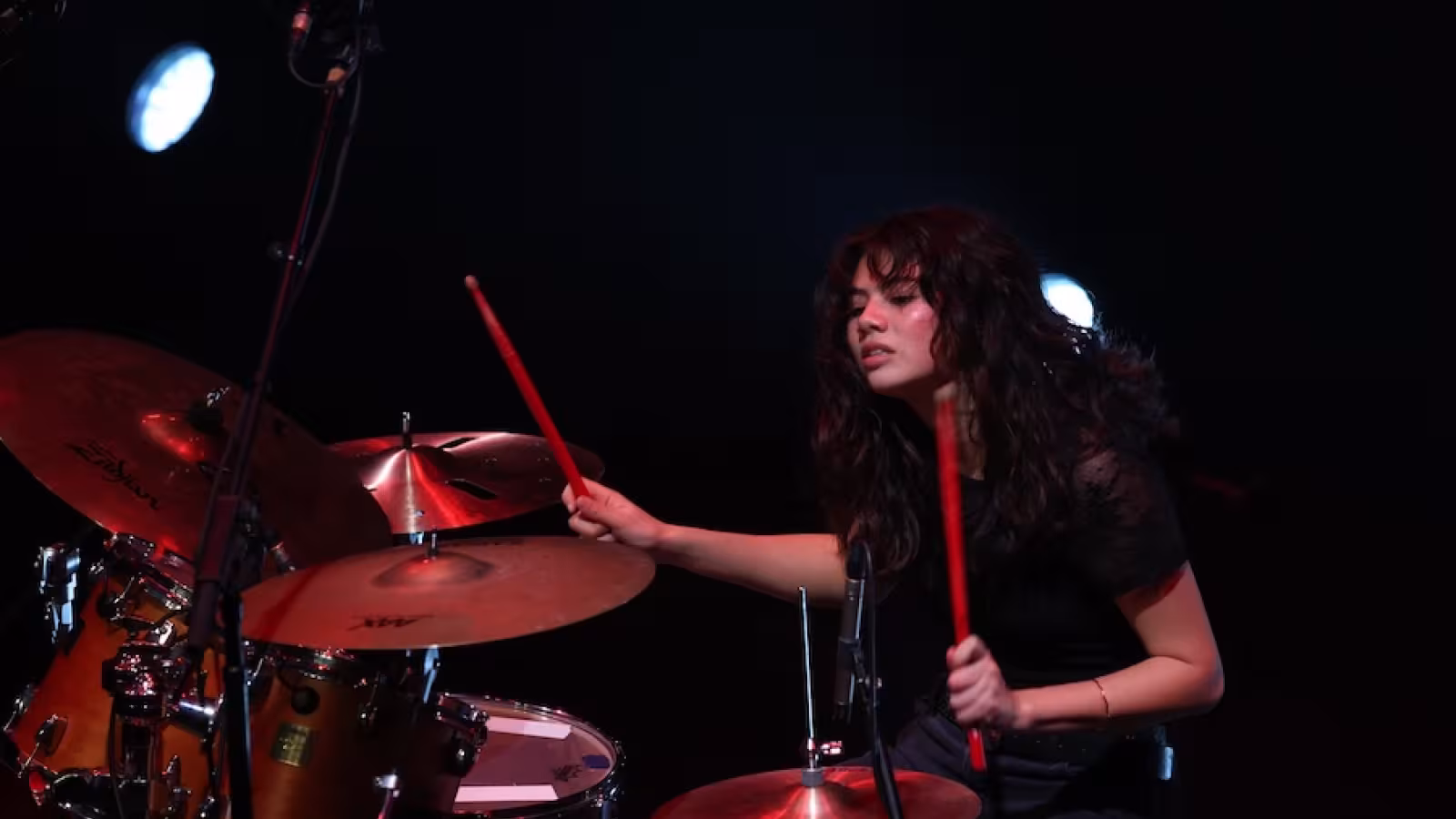 Interlochen Arts Academy drummer performs at a concert