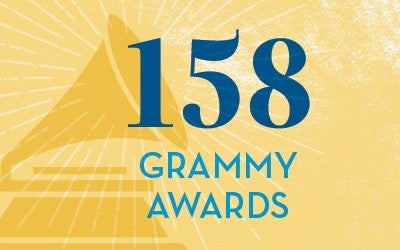 158 Grammy Awards graphic
