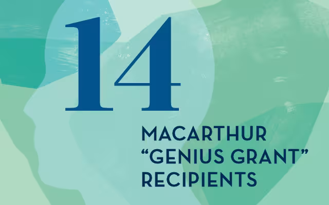 14 MacArthur Genius Grant Recipients graphics