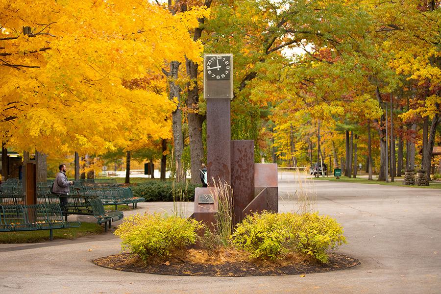 osterlin mall on interlochen center for the arts' campus in the fall