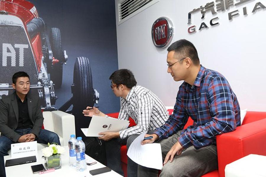 Bill Zheng at Fiat during meeting