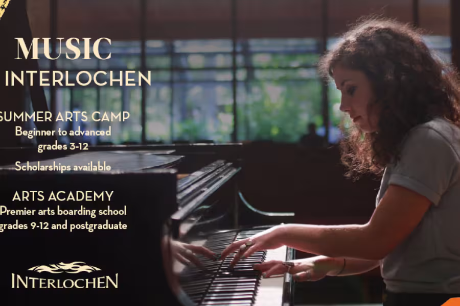 An example of an Interlochen Arts Camp flyer