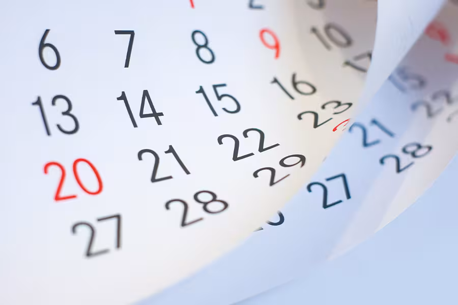 calendar stock image