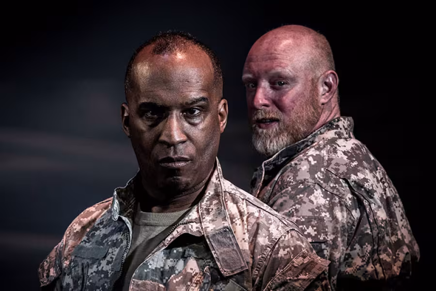 Phil Wallace and Andy McGinn in Othello