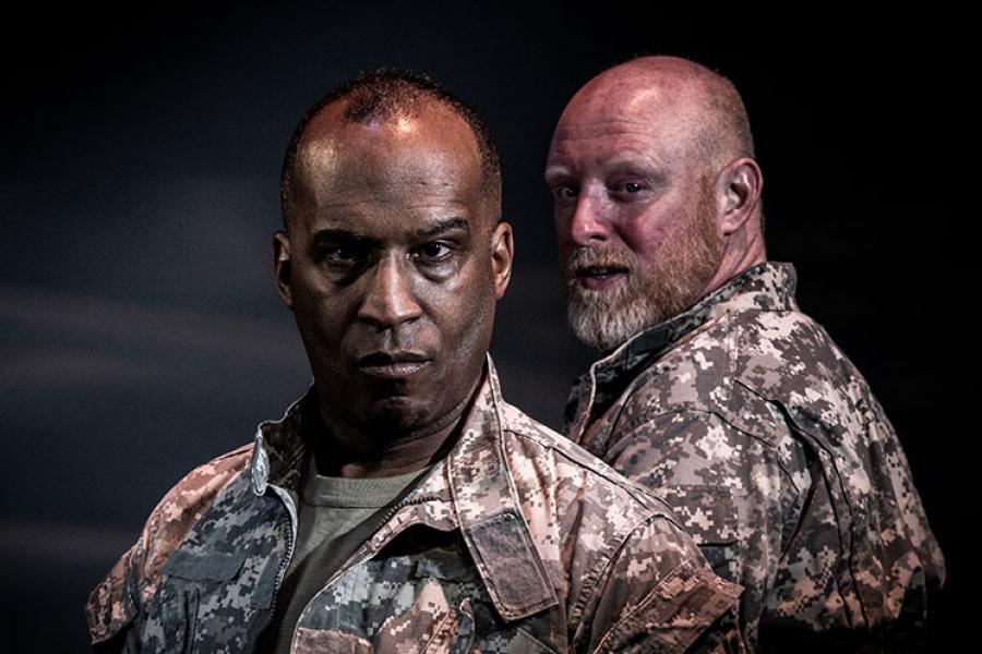 Phil Wallace and Andy McGinn in Othello