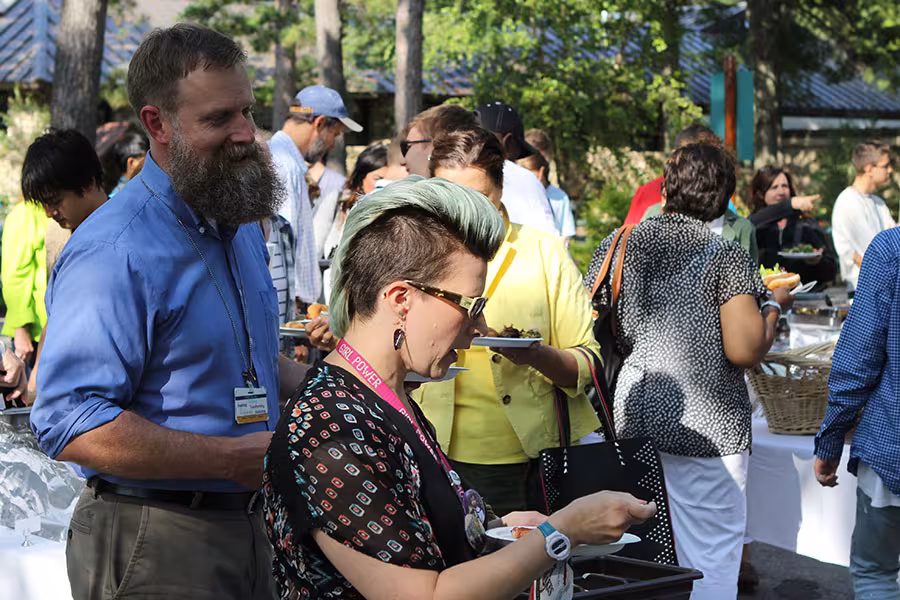 Andy Hiss and Lesley Tye