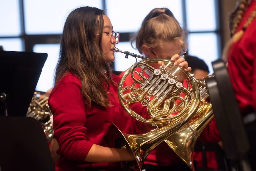 World Youth Wind Symphony horn player