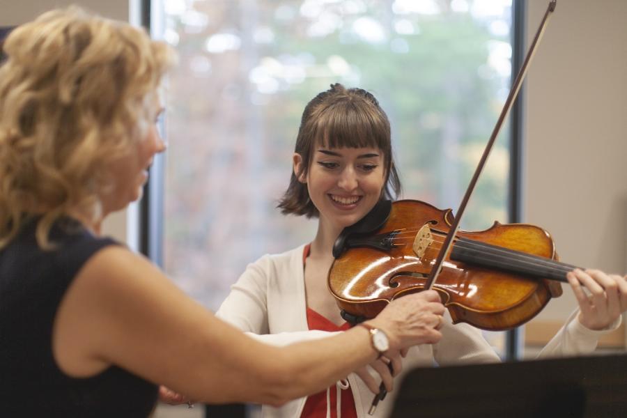 Viola private lesson at interlochen arts academy