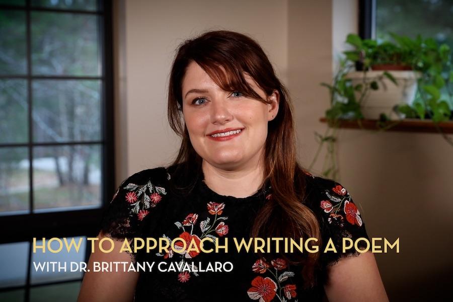 How to approach writing a poem