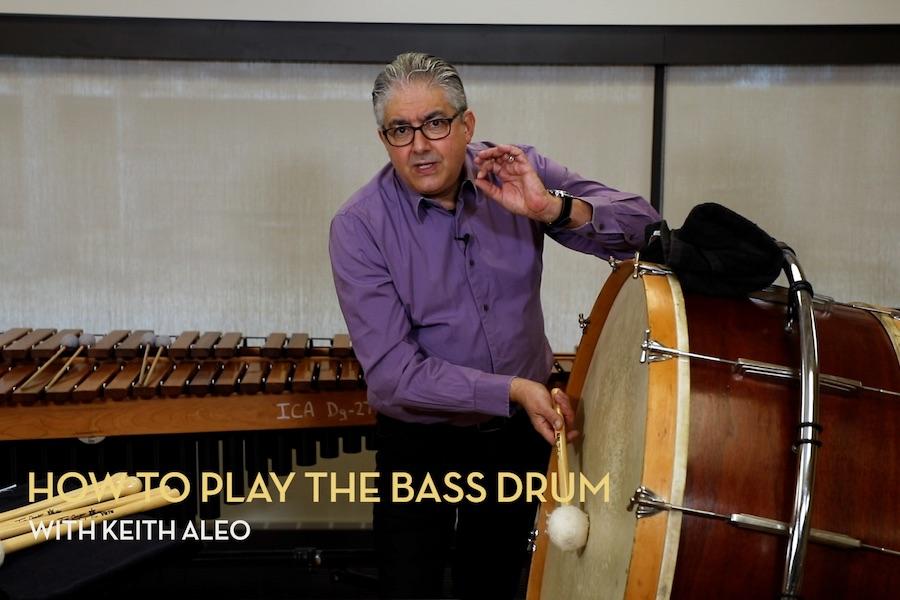 How to play the bass drum properly