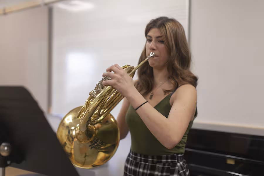Private Horn Lesson at Interlochen Arts Academy