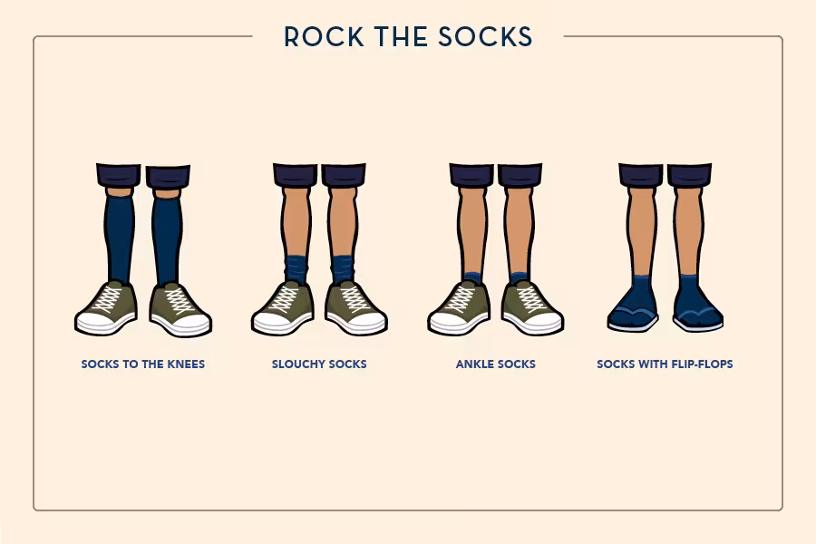 Interlochen Arts Camp junior uniform socks