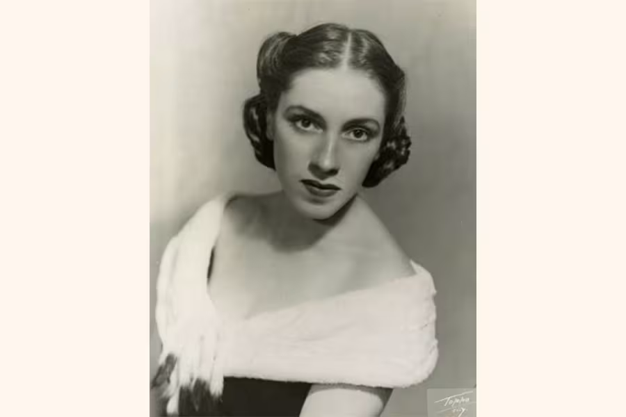 Rosalyn Tureck as a young woman