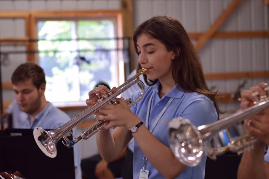 Jazz trumpet student 2019