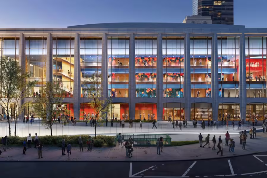 David Geffen Hall - Exterior Rendering - The Gothamist
