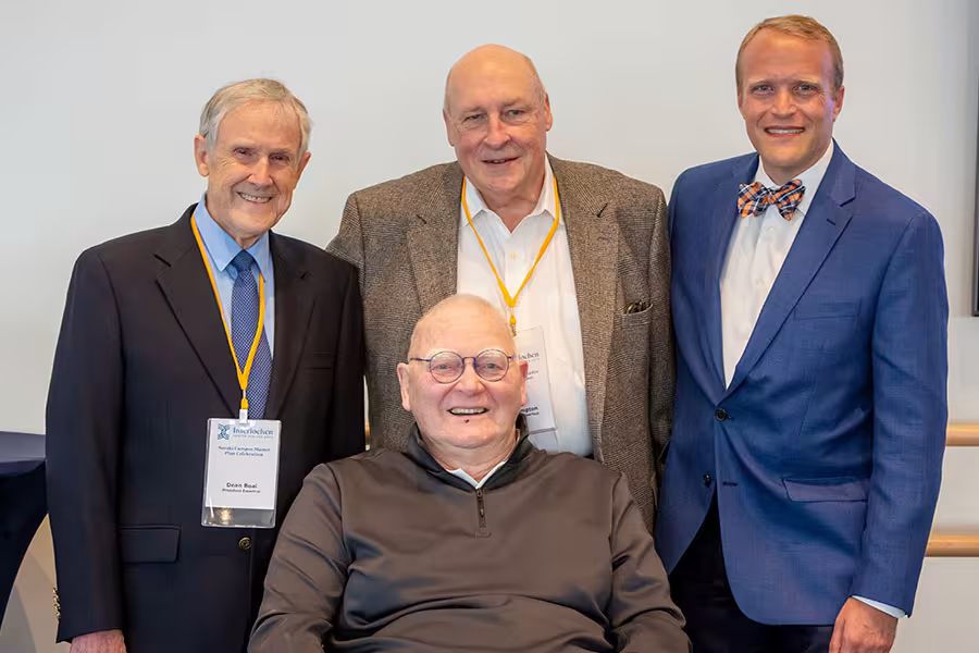 Ed Downing, Dean Boal, Jeff Kimpton, and Trey Devey during the 2021 Sasaki Celebration.