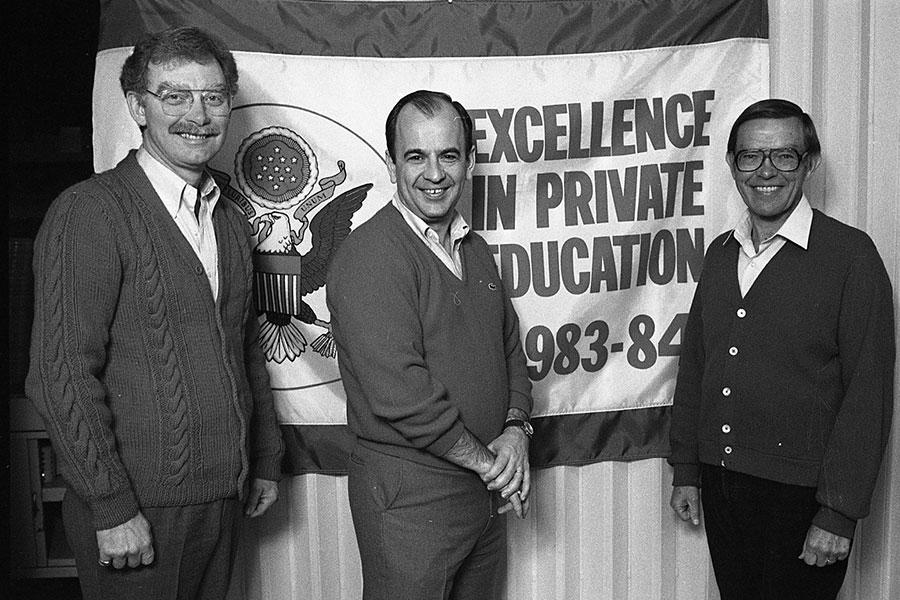 Ed Downing, Bruce Galbraith and Roger Jacobi in 1984.