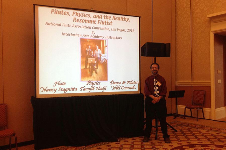 Nadji at the 2012 National Flute Association Convention