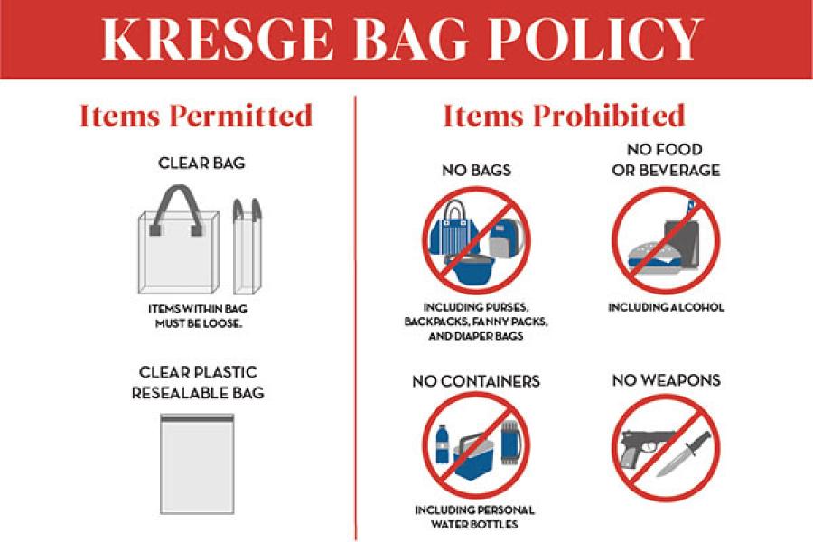 Interlochen Bag Policy