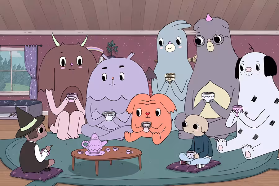 an image of an animated cartoon show by julia pott