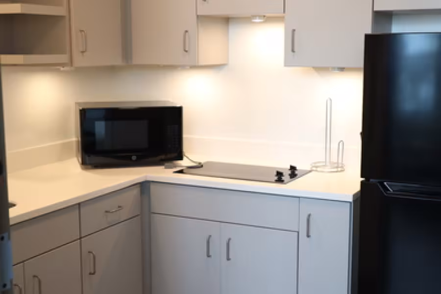 Dow House kitchenette