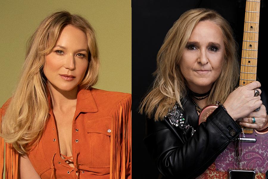 Side by side photos of Jewel and Melissa Etheridge