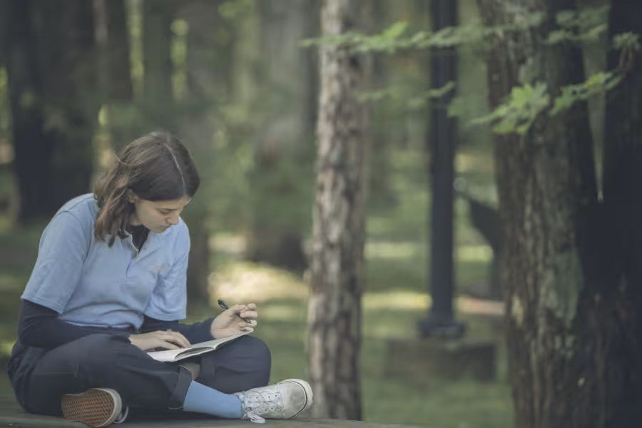 Camp creative writing time