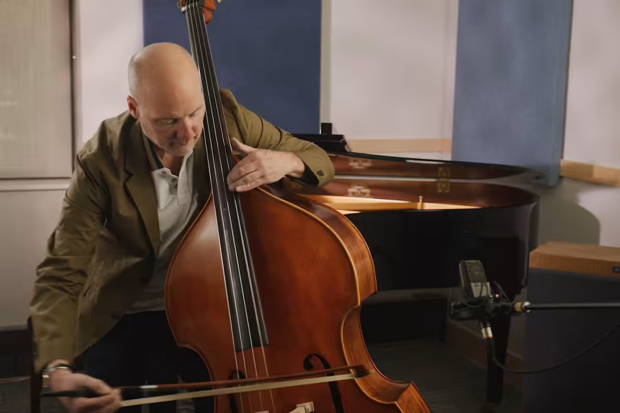 Derek Weller plays Double Bass at Interlochen Center for the Arts