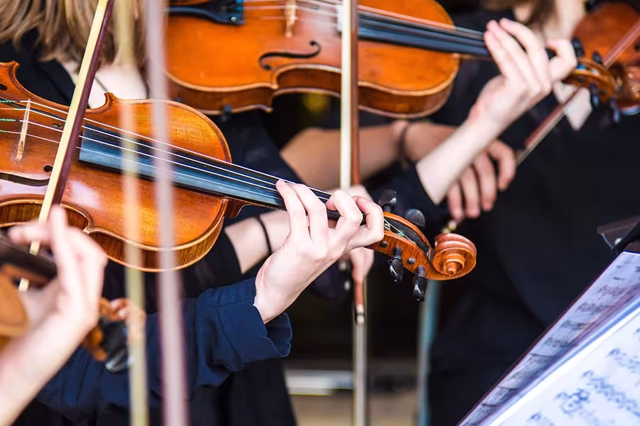 Violin Being Played