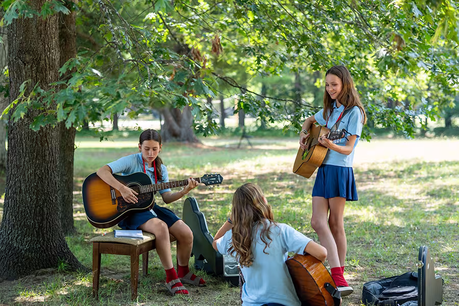 Interlochen Arts Camp singer-songwriter students collaborate to write original songs. 