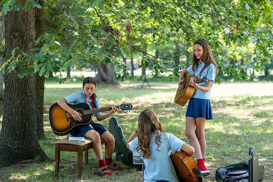 Interlochen Arts Camp singer-songwriter students collaborate to write original songs. 
