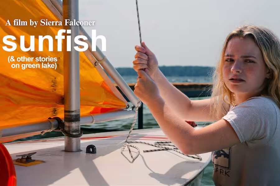 Movie Poster - Young Female on Sail Boat