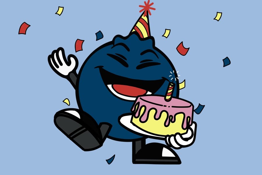 Interlochen blueberry birthday graphic