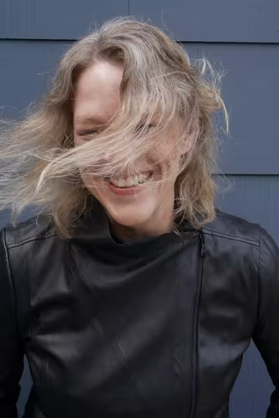 Image of Megan Stielstra with long hair