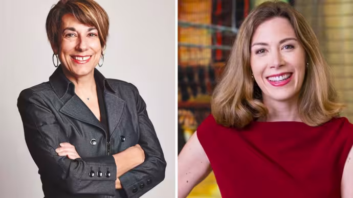 Camille Colatosti and Katharine Laidlaw