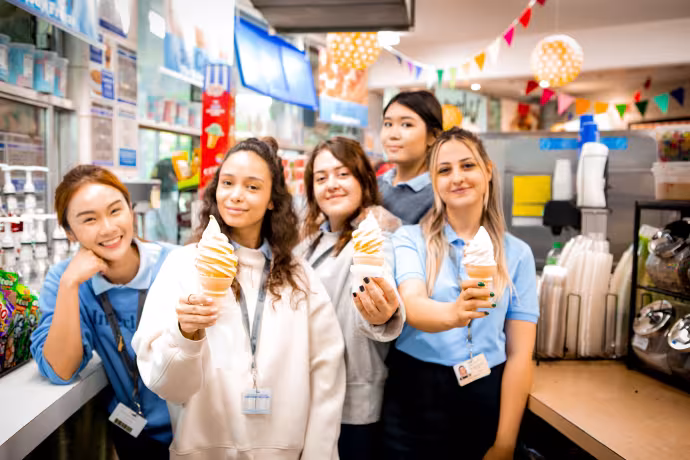 J-1 employees at Melody Freeze 2