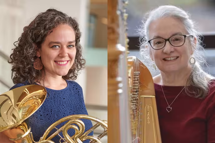 Dr. Lauren Hunt and Joan Holland