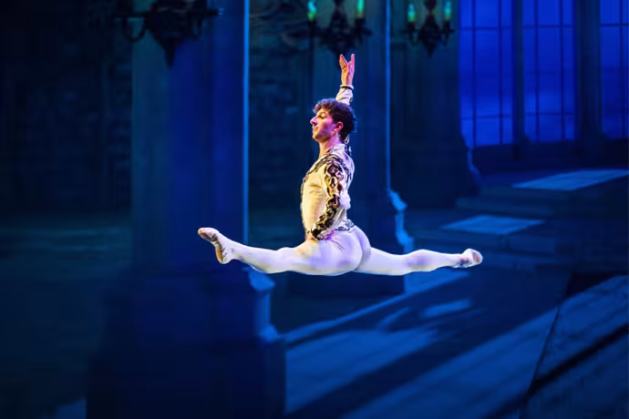 An Interlochen Arts Academy dance student performs during the Fall Dance. 