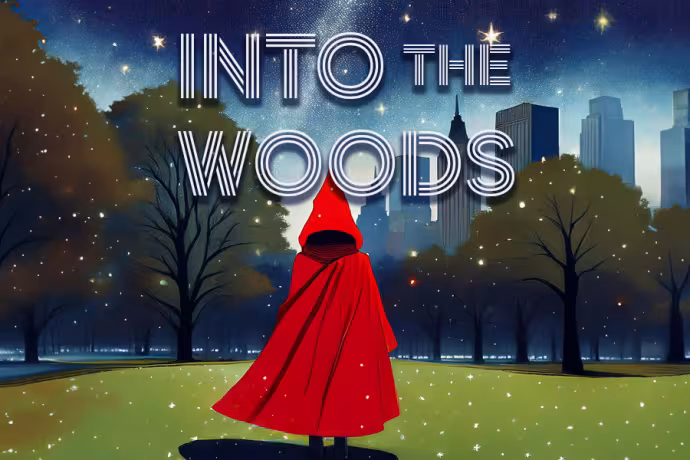 Into the Woods graphic.