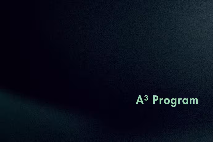 The A3 program logo