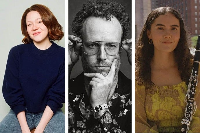 Professional headshots of Megan Rivkin, Timothy Jones, and Katia Waxman.