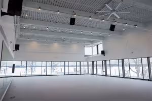 One of the new studios in the Dance Center
