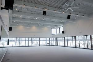 One of the new studios in the Dance Center