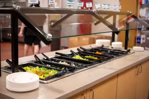 Stone Cafeteria's salad bar